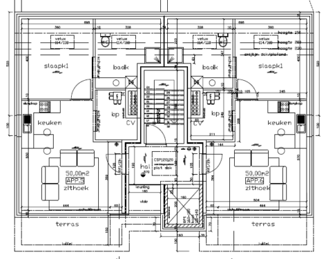 50m2 appartement woonzorgproject Seniorie Adrienne